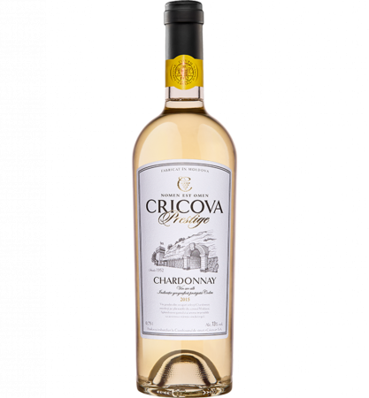 Cricova Prestige Chardonnay Alb Sec 0.75L