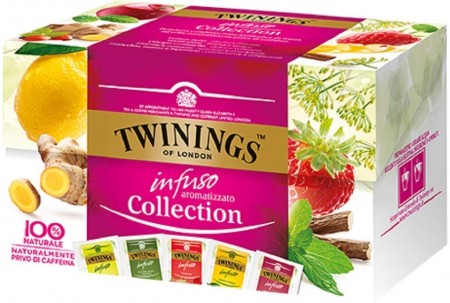 Twinings Infuzie Mix 5 Gusturi Fructe Si Plante 20 plicuri x 1.8g