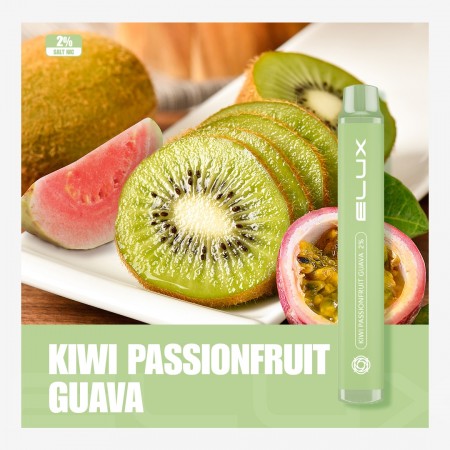 Tigara Electronica Elux Kiwi Passionfuit Guava