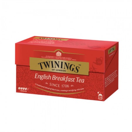 Twinings Ceai Negru English Breakfast 25 plicuri x 2g