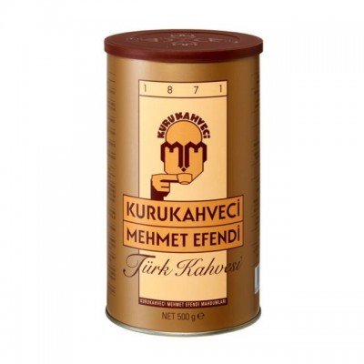 preparare cafea Mehmet Efendi Cafea Macinata turceasca 500g cutie metalica