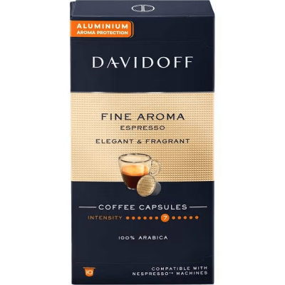 preparare cafea Capsule Davidoff Fine Aroma - Nespresso 50G