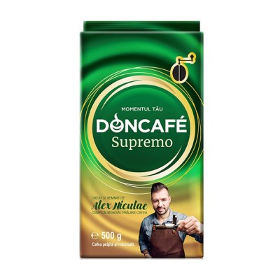 preparare cafea Doncafe Supremo Cafea Macinata 500g