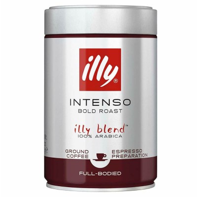 preparare cafea Illy Espresso Intenso (Dark) Cafea Macinata 250g