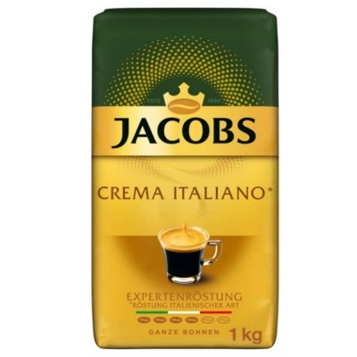 preparare cafea Jacobs Crema Italiano Expertenrostung Cafea Boabe 1Kg