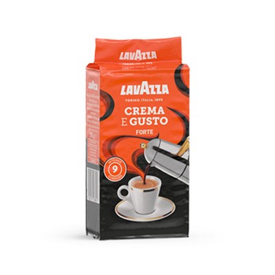preparare cafea Lavazza Crema e Gusto Forte Cafea Macinata 250g