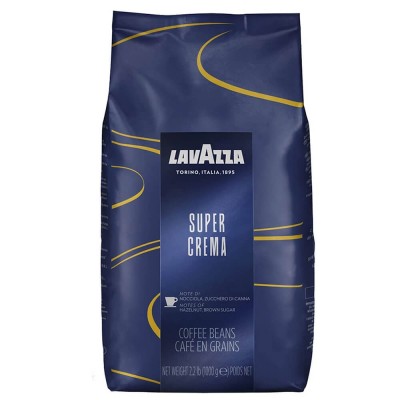 preparare cafea Lavazza Super Crema Cafea Boabe 1Kg 