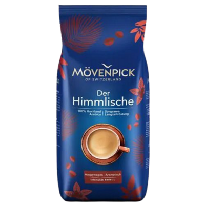 preparare cafea Movenpick Der Himmlische Cafea Boabe 1Kg 
