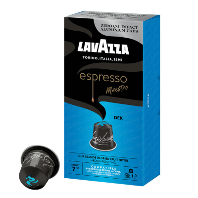 Capsule Lavazza Maestro Dek Nespresso 10 buc