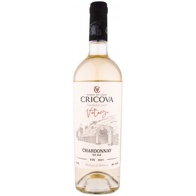 Cricova Vintage Chardonnay Alb Sec 0.75L