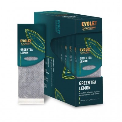 Ceai Green Tea Lemon Grand Pack Evolet Selection 80g (20 plicuri x 4g)