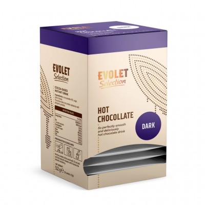Ciocolata calda Evolet Selection - Dark 512 g (16 plicuri x 32g)