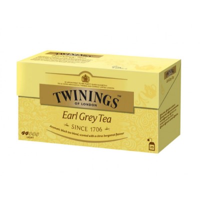 Twinings Ceai Negru Earl Grey 25 plicuri x 2g