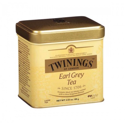 Twinings Ceai Negru Earl Grey 100g cutie metal